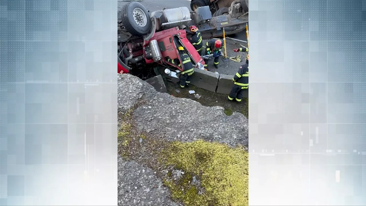 Nanaimo RCMP seek witnesses, footage to crash between SUV, semi-truck