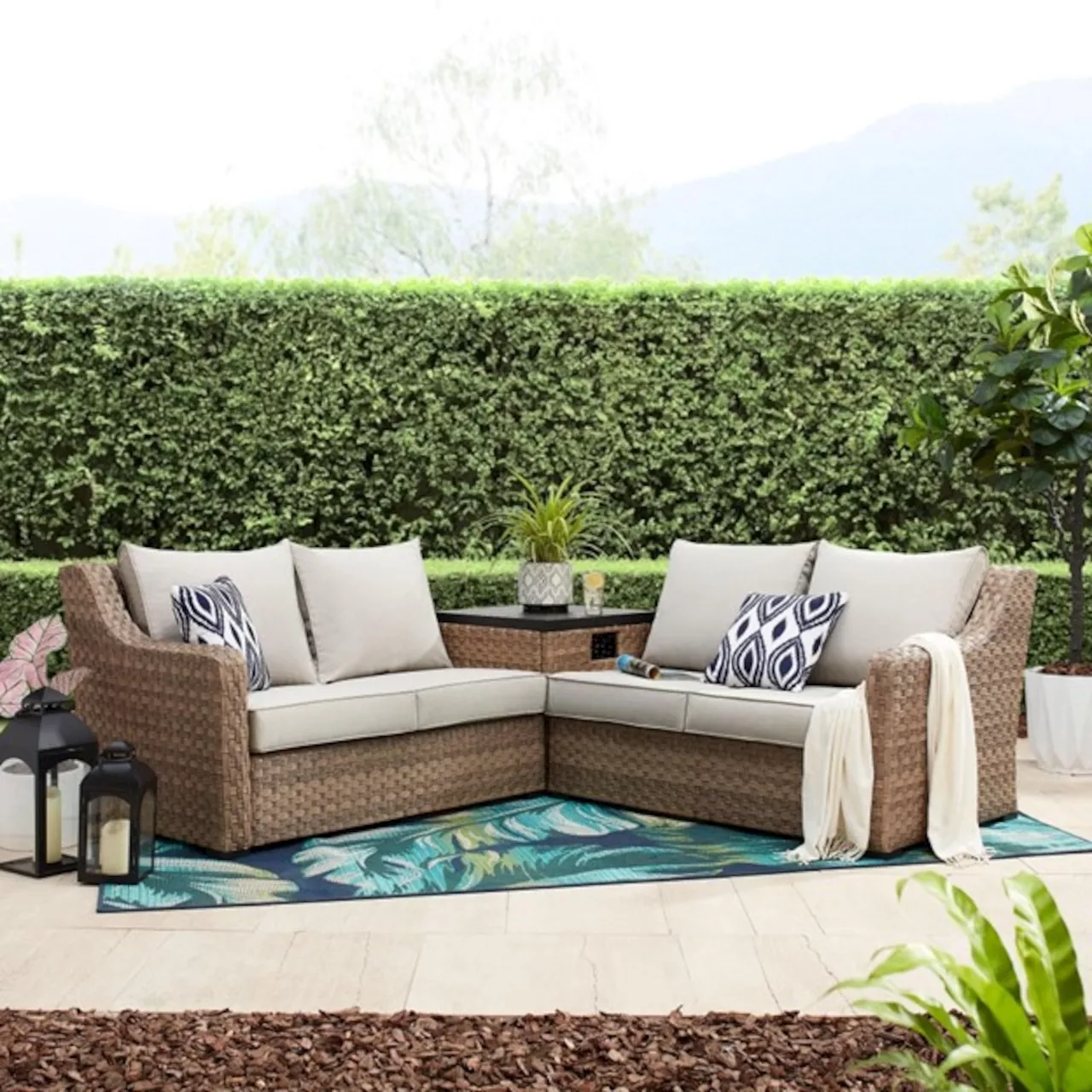 Better Homes & Gardens sectional under $550: Walmart Plus Week patio deals