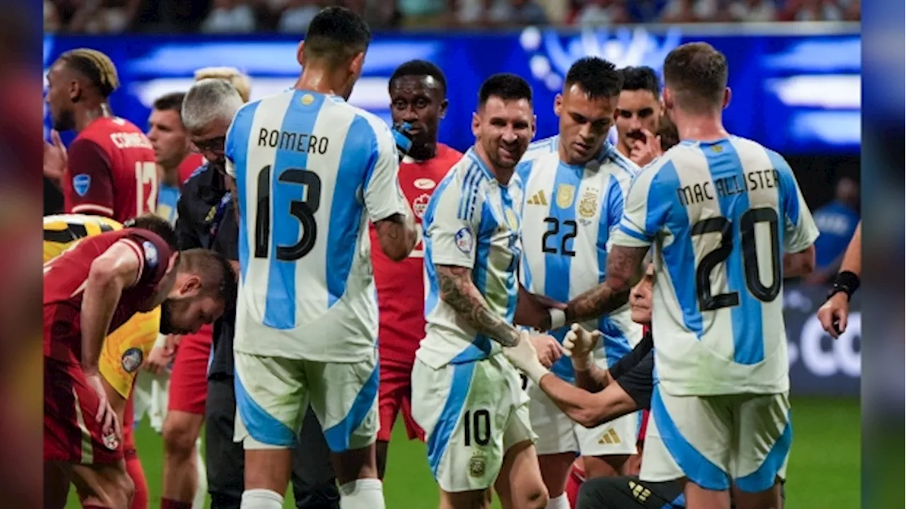 Messi creates both goals as Argentina opens Copa America title defense by beating Canada 2-0