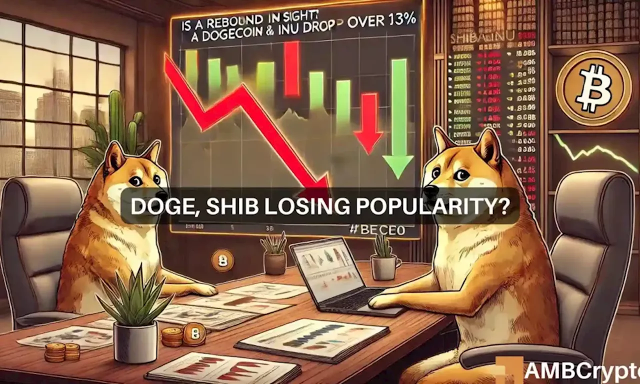 Can Dogecoin, Shiba Inu shake off their double-digit price drops soon?