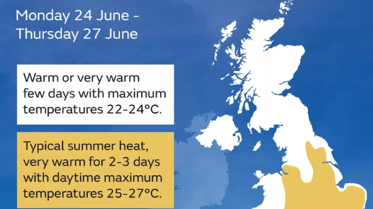 Heatwave set to scorch UK next week: Met Office map reveals where ...