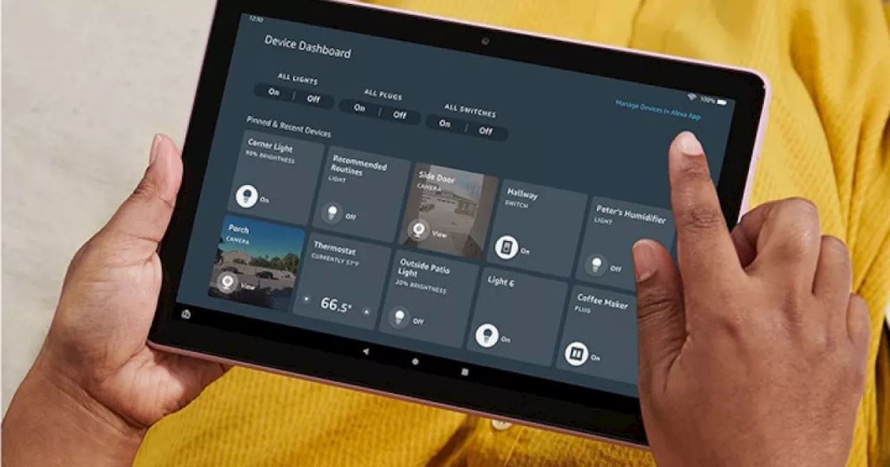 The 2021 Amazon Fire HD 10 tablet is on sale for $70 today