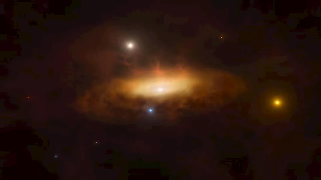 Scientists witness a dormant supermassive black hole roar to life