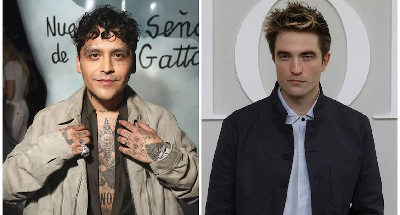 Christian Nodal se luce como 'modelo' en París junto a Robert Pattinson, Bad Bunny y Maluma