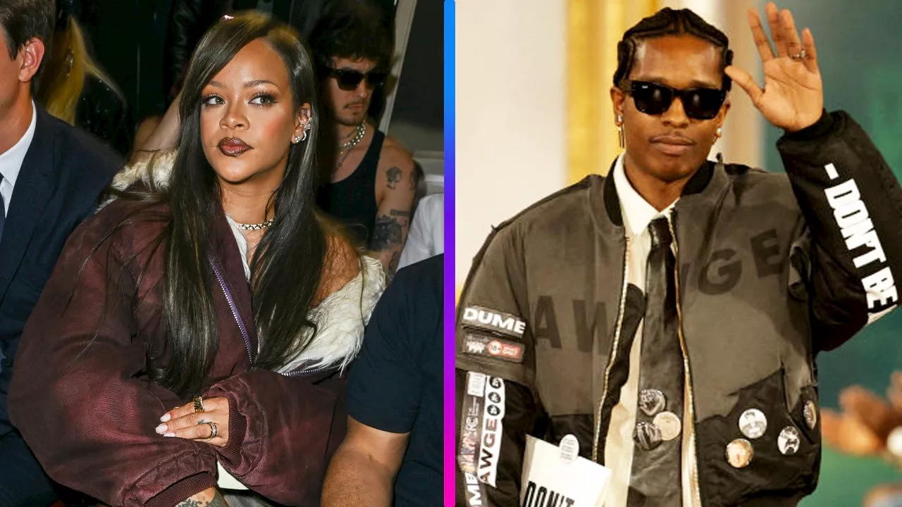 Rihanna Is Front Row for A$AP Rocky's Debut Runway Show During Paris Fashion Week