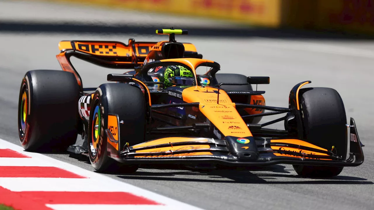 Prime libere: Lando Norris brucia Verstappen per 24 millesimi, Sainz è terzo, Leclerc soltanto undicesimo