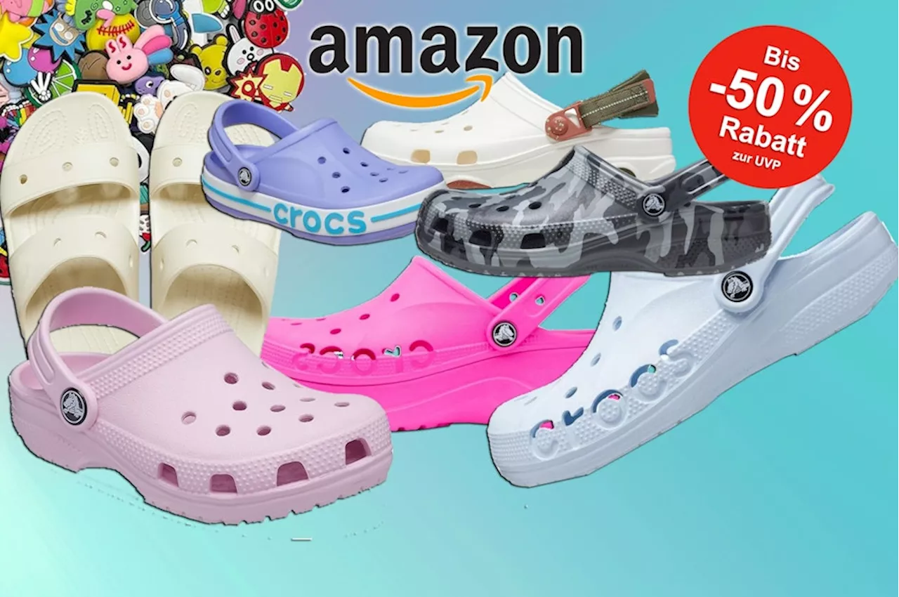 Mega Crocs-Sale bei Amazon: Entdecke stylische Crocs-Angebote bei Amazon und spare bis zu 50%