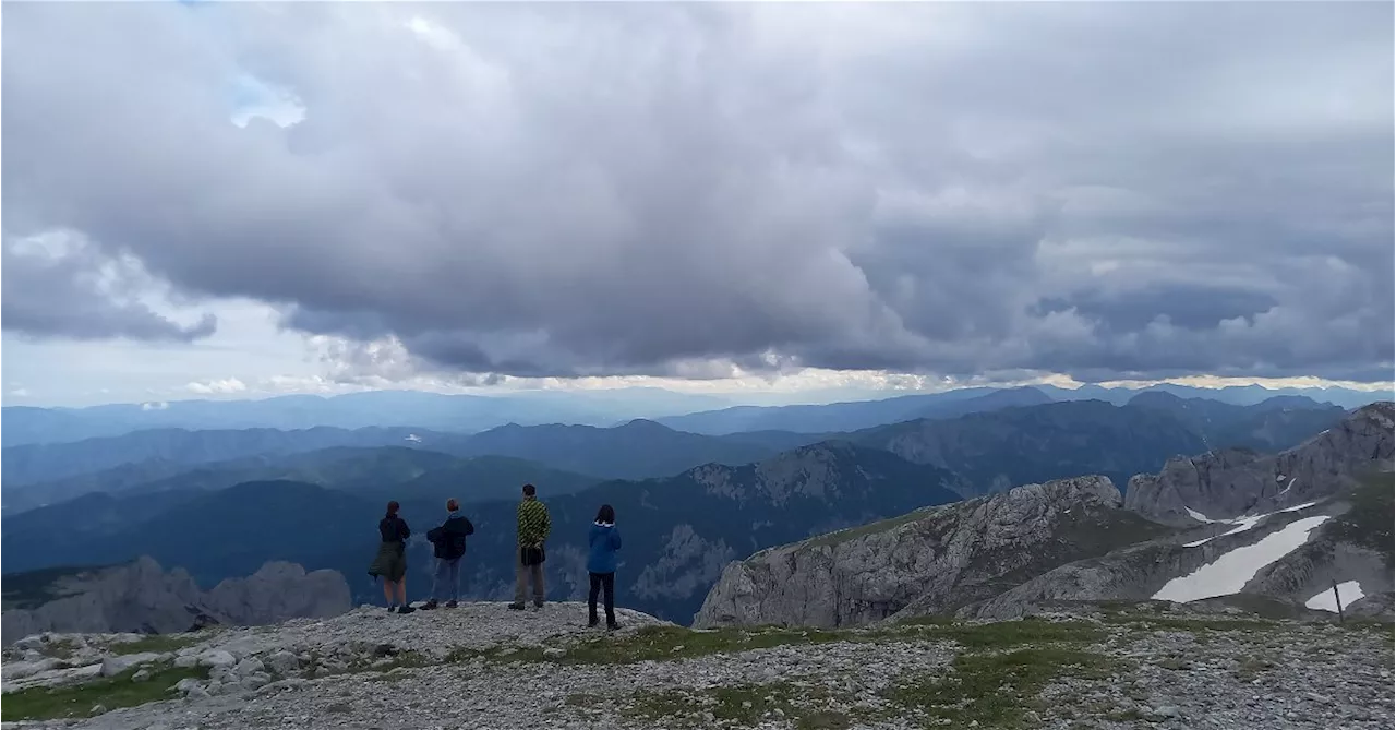 Berge in Flammen