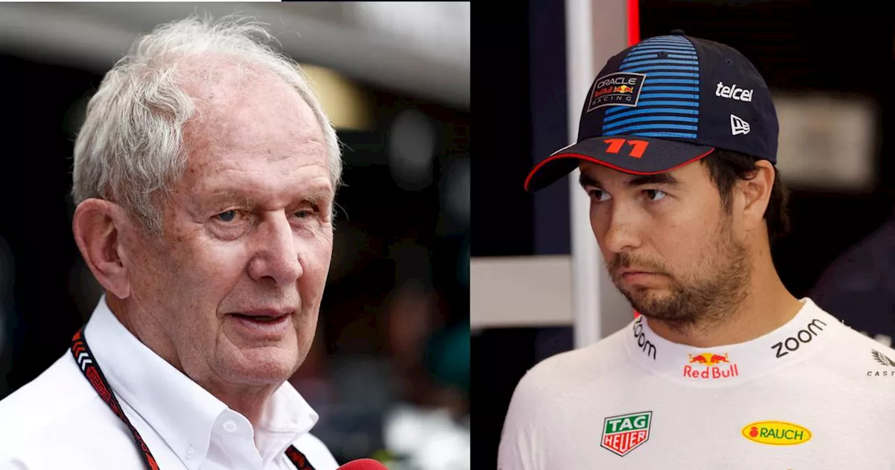 ‘Desgraciadamente no funcionó’; Marko afirma que renovación de Checo no dio tranquilidad a Red Bull