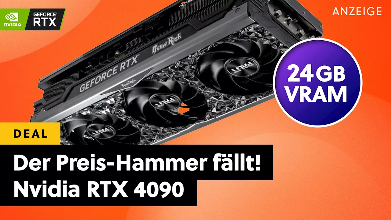 Wiedereinmal gibt’s die günstigste Nvidia RTX 4090 bei Mindfactory und das gleich mit 100€ Abstand!