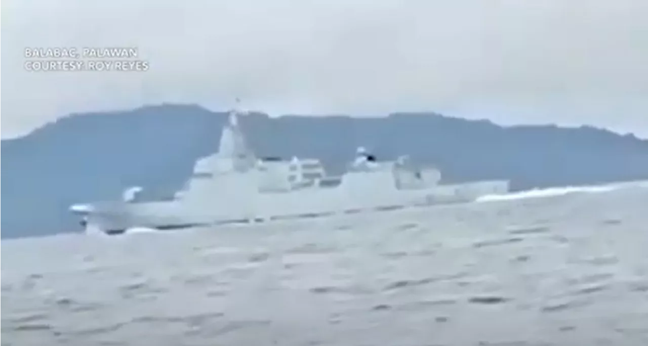 2 Chinese warships spotted off Balabac, Palawan