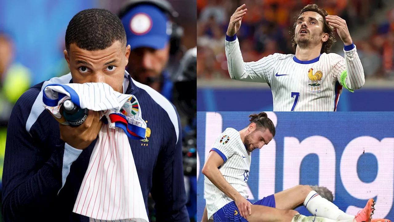 France player ratings vs Netherlands: Get Kylian Mbappe back on that pitch! Adrien Rabiot has a stinker & Antoine Griezmann fluffs his lines as VAR rescues lucky Les Bleus at Euro 2024