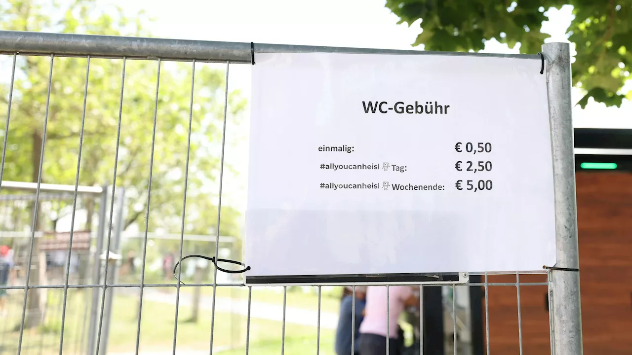 Bis zu 5€! Am Donauinselfest gibt's nun Klo-Pauschalen