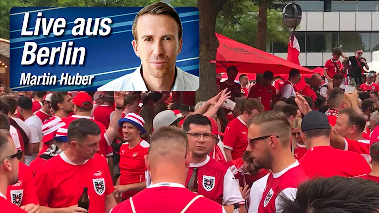 ÖFB-Party in Berlin! Fans schon bestens aufgelegt