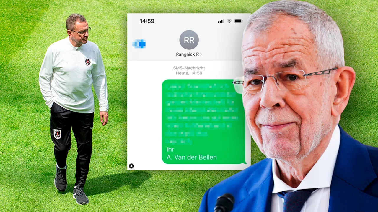 VdB verschickt SMS – alle schauen nur auf dieses Detail