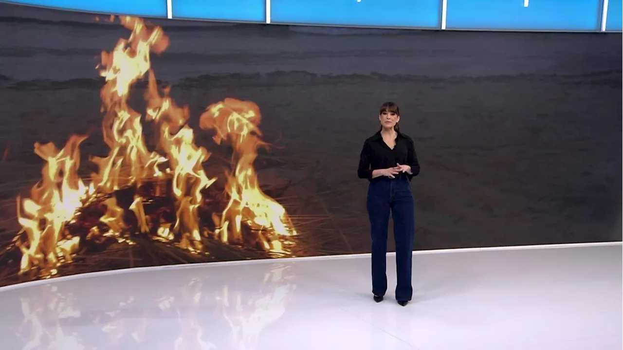 Las hogueras de San Juan preparadas para la cita de los ciudadanos con el fuego