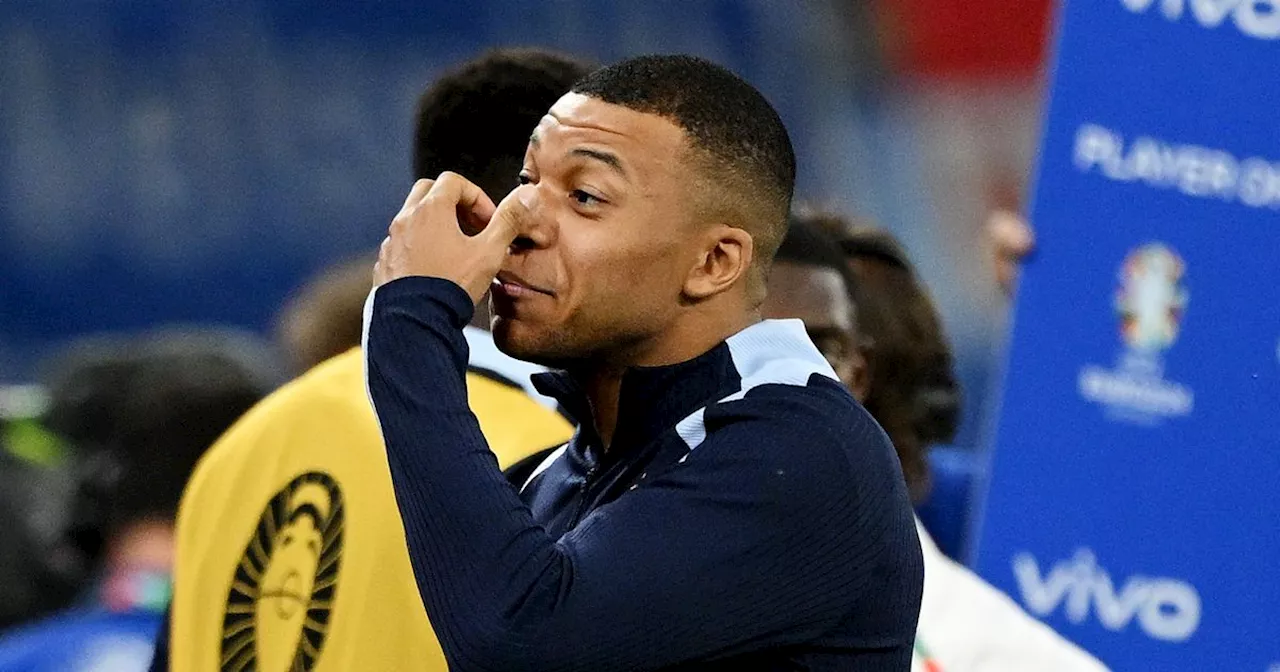 Gary Lineker and Alan Shearer stunned by look of Kylian Mbappe's broken nose