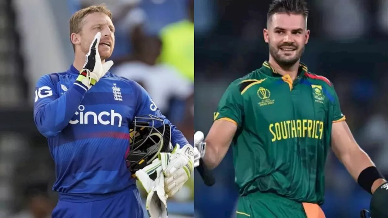 T20 WC ENG vs SA Highlights: साउथ अफ्रीका ने इंग्लैंड से छीनी जीत, आखिरी ओवर में मौजूदा विजेता पस्त, 7 रनों से गंवाया मैच