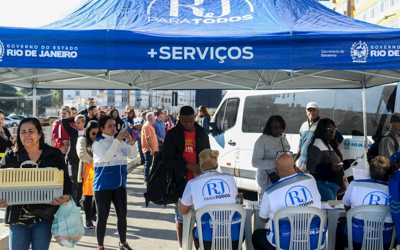 ‘RJ Para Todos+Serviços’ recebe centenas de pessoas em Barra Mansa