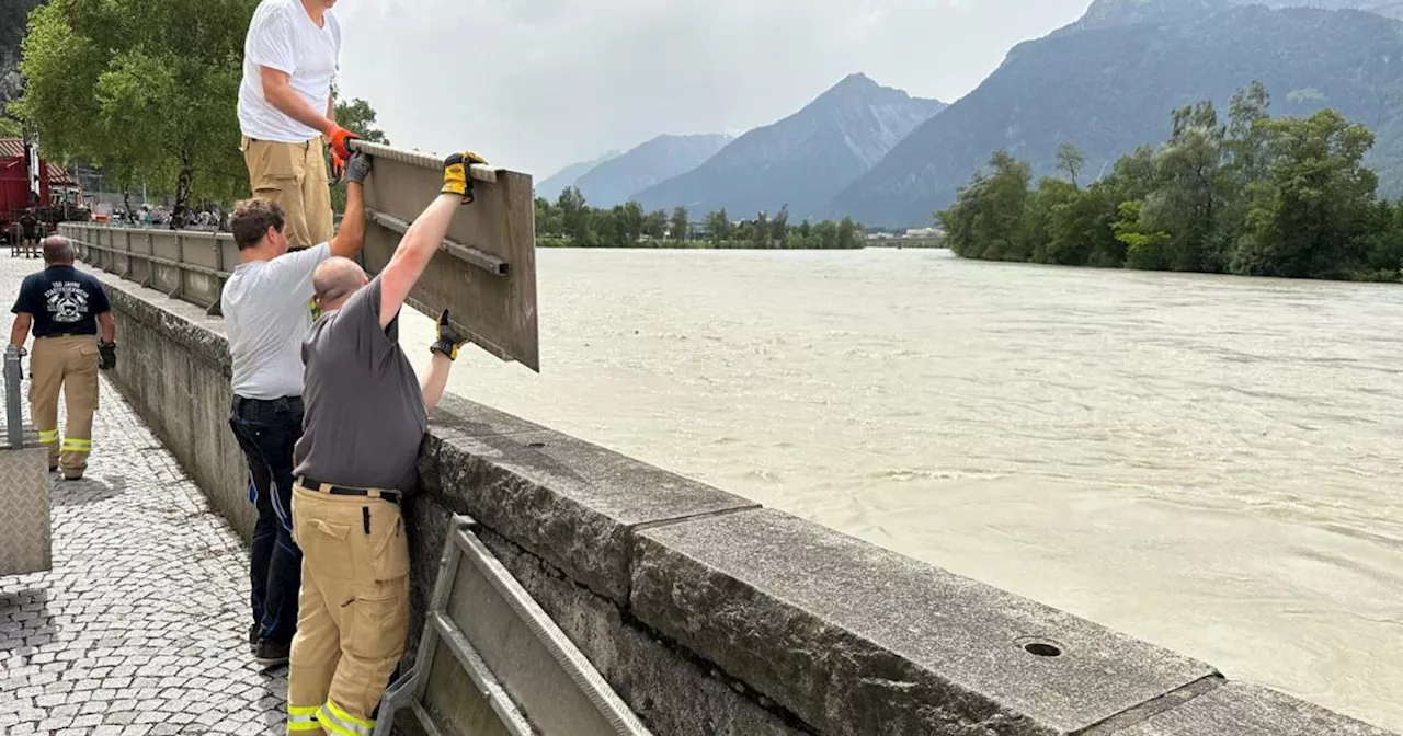 Die Pegel steigen: Warnung vor Hochwasser in Tirol