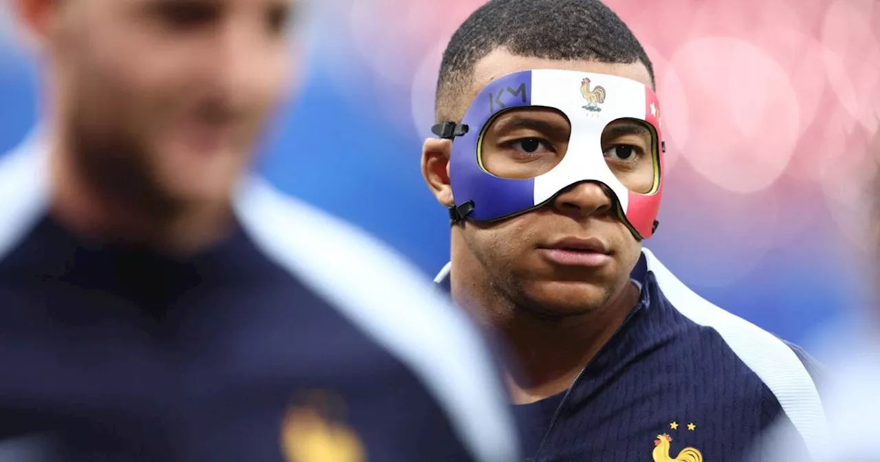 Nach dem Nasenbeinbruch: UEFA verbietet Mbappe die Tricolore-Maske