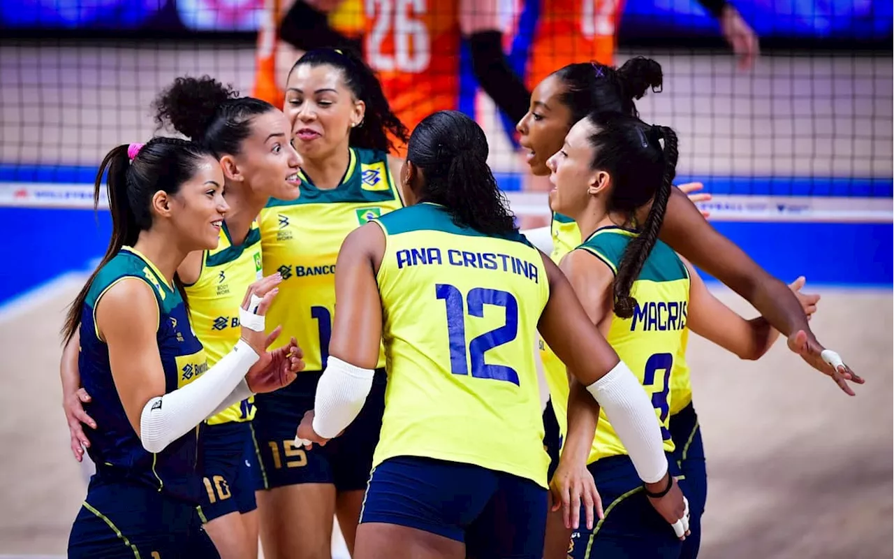 Brasil x Japão na Liga das Nações de Voleibol Feminino: veja horário e onde assistir