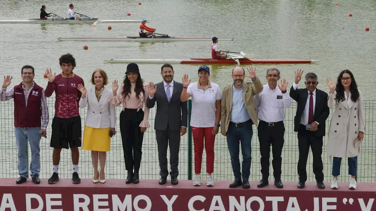 GCDMX entrega rehabilitación de la Pista de Canotaje 'Virgilio Uribe', en Xochimilco