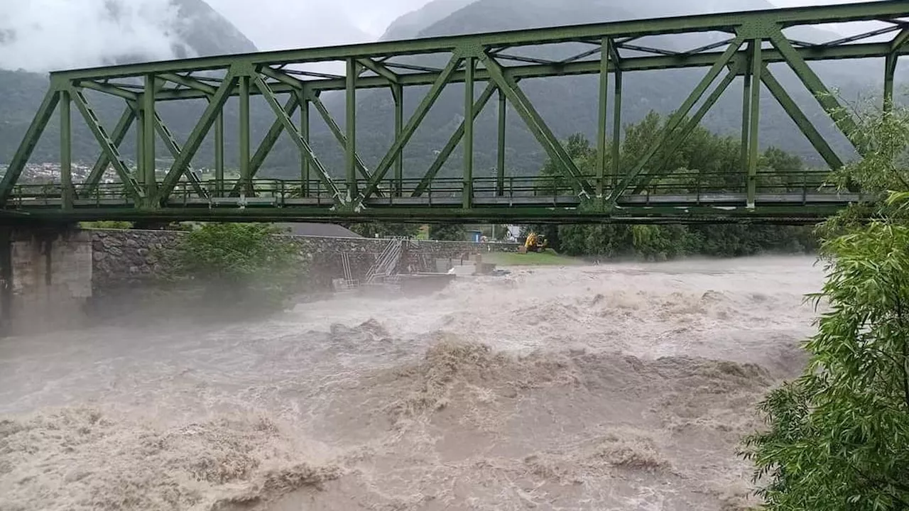 Maltempo, attese esondazioni dei torrenti in Valle d'Aosta: allerta arancione nel settore orientale della reg…