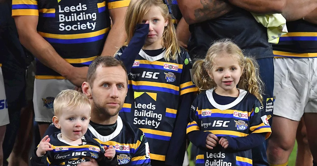 Rob Burrow leaves behind video messages for his kids as they grow up