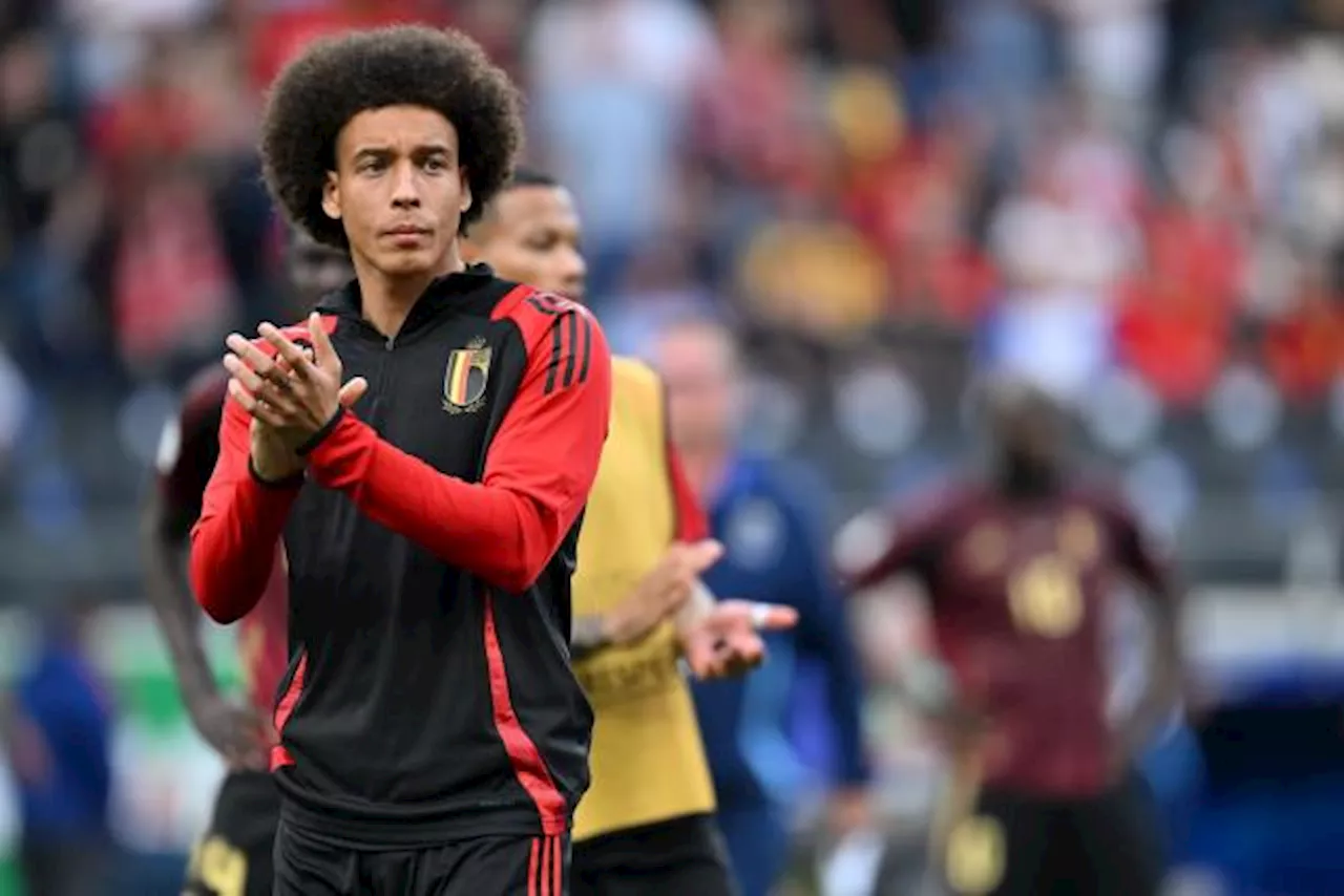 Axel Witsel forfait contre la Roumanie pour le deuxième match de la Belgique à l'Euro