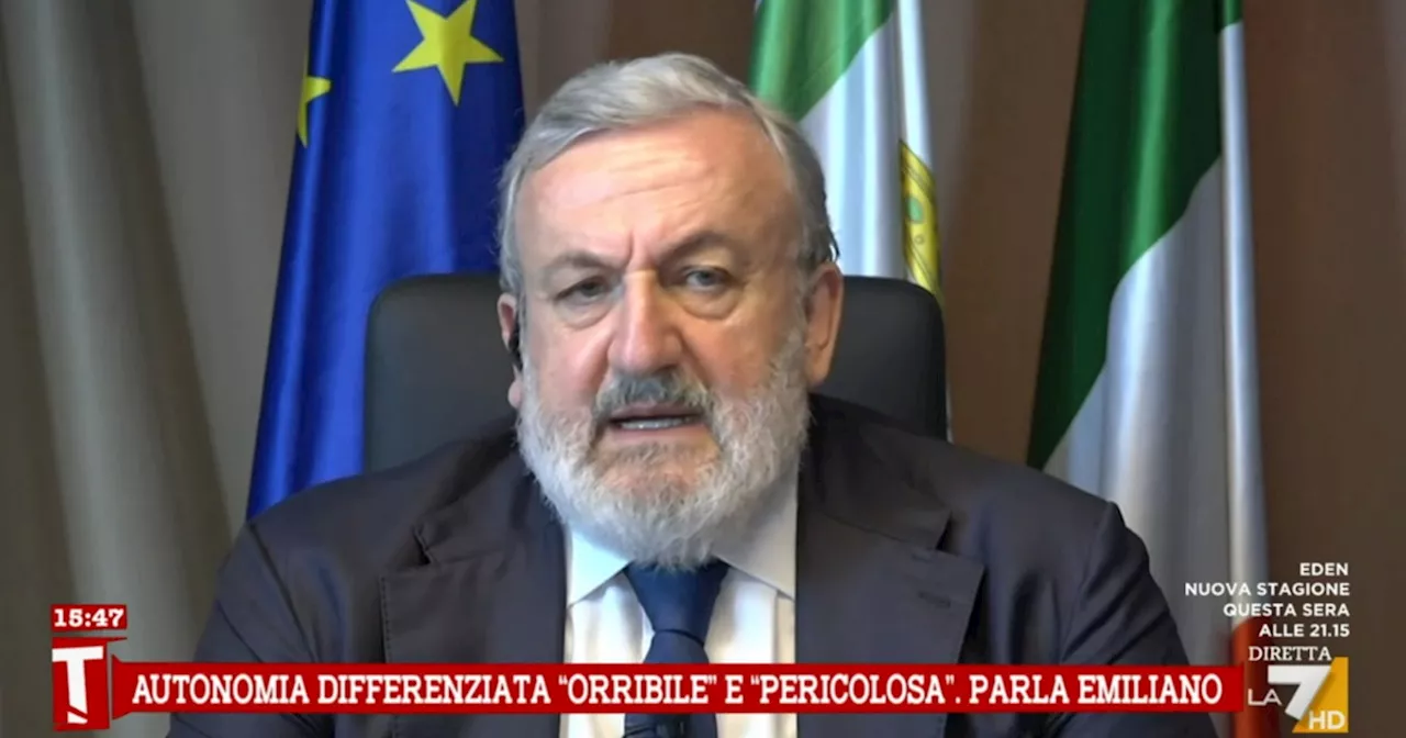 Michele Emiliano la spara contro il governo: &#034;La via maestra è la rivolta di tutti gli italiani&#034;