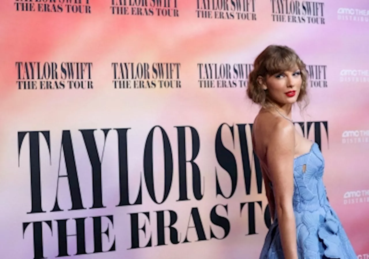 Taylor Swift fans welcomed to London with Eras-inspired Tube map