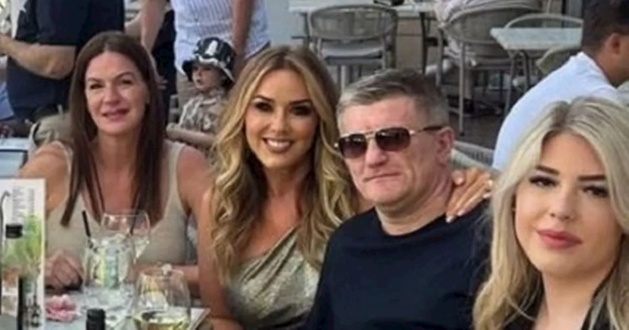 Corrie's Claire Sweeney coos over Ricky Hatton as they jet off on holiday