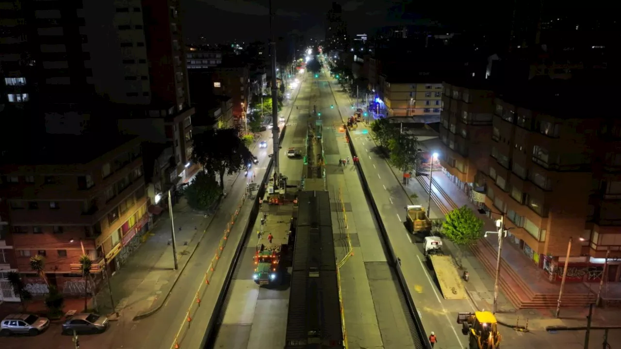 Desvíos por cierre de carriles en la Avenida Caracas por obras del Metro de Bogotá