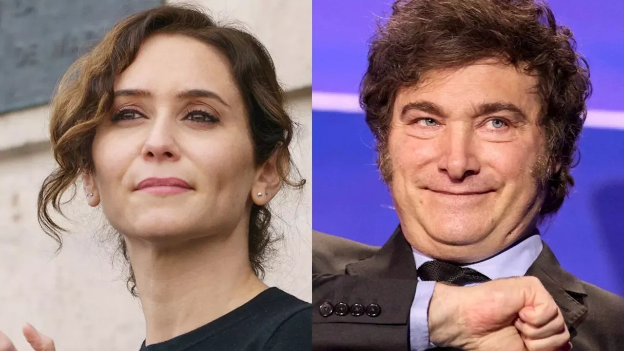 Isabel Díaz Ayuso elogió a Javier Milei: 'En el mapa de nuevo'