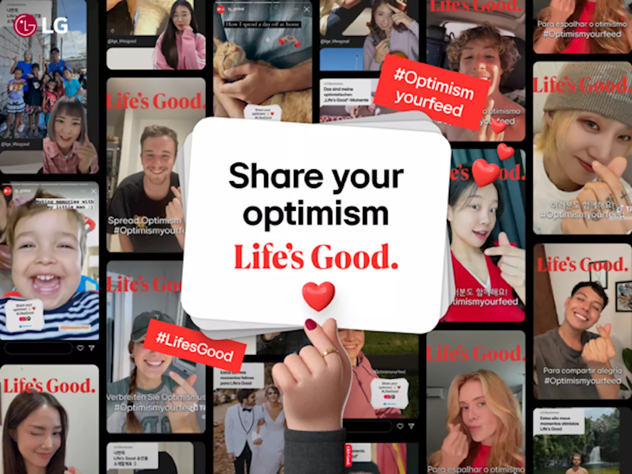 LG amplifies positive influence of 'Life's Good' campaign via social media challenge