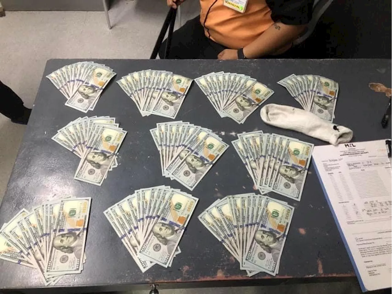 P1 million in dollar bills found in NAIA