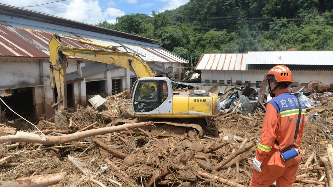 38 Tote nach schweren Regenfällen in China