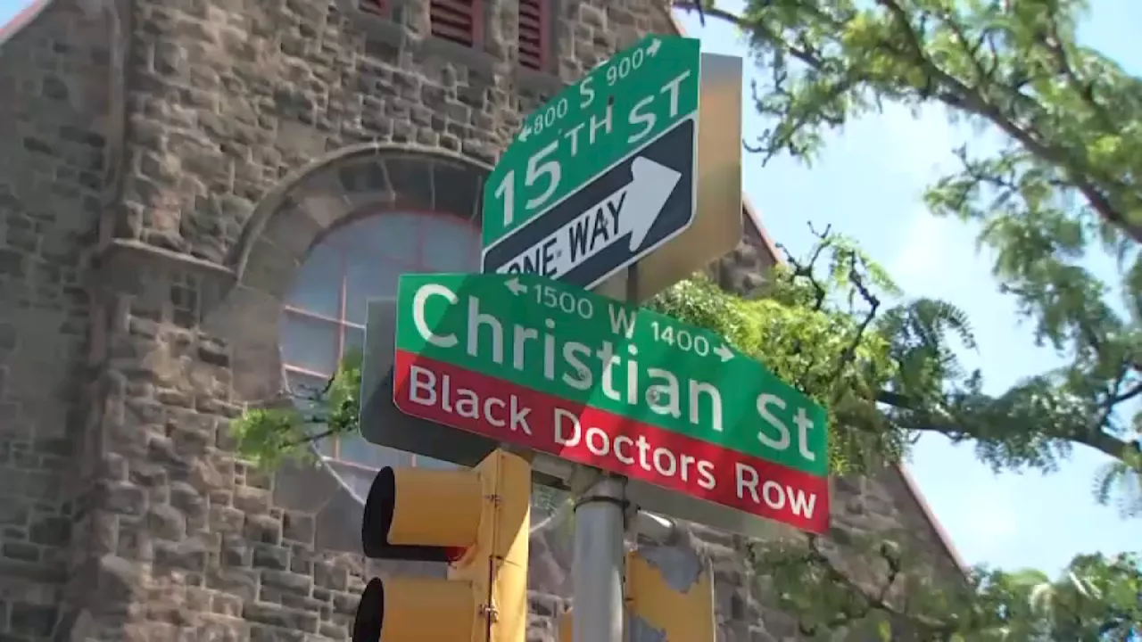 Street renamed ‘Black Doctors Row' honors several prominent Black Philadelphians