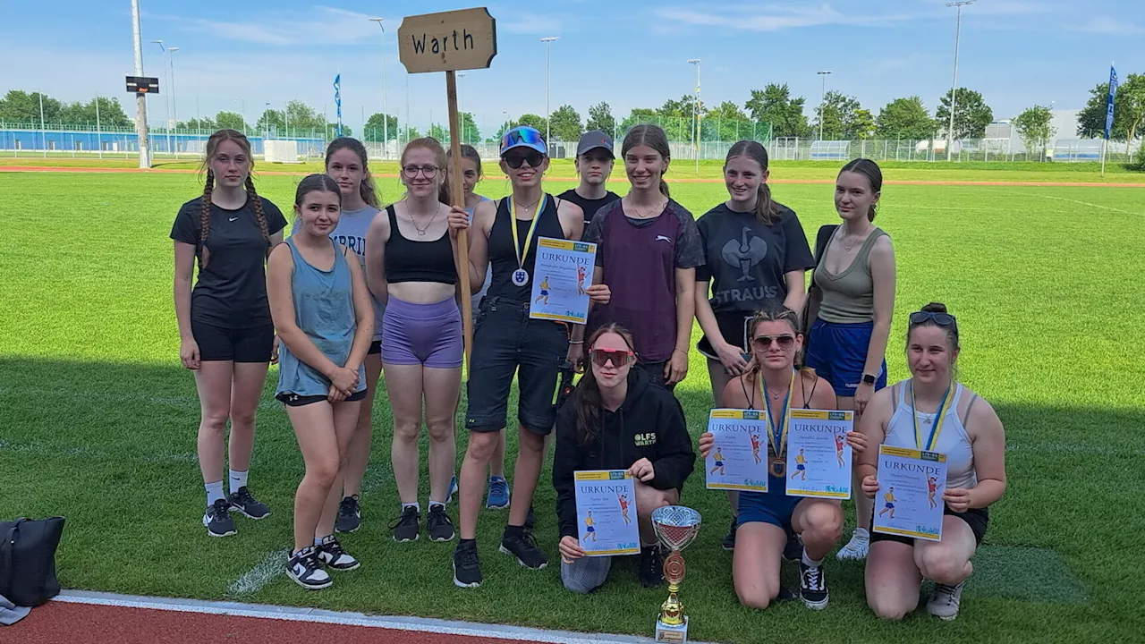 Mädchen der LFS Warth holen Titel beim NÖ-Sportfest in St. Pölten