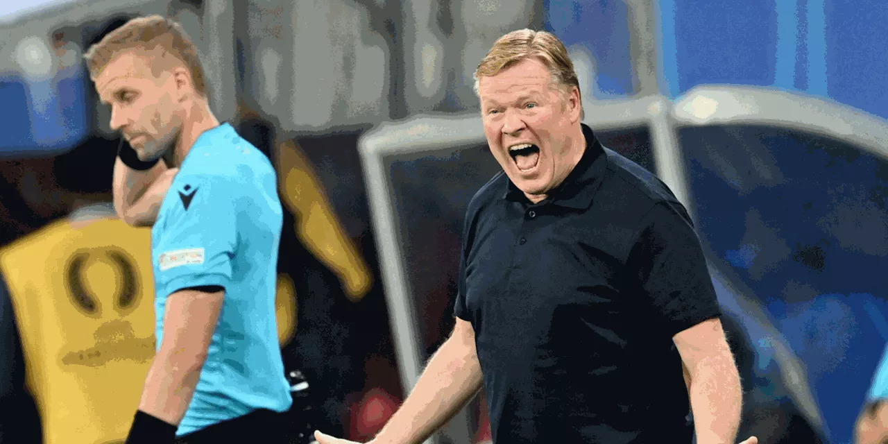 Coach Koeman versteht VAR-Entscheidung nicht