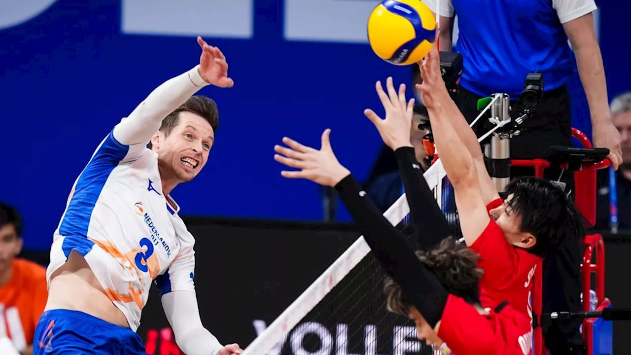 Volleyballers definitief niet naar Spelen na kansloze nederlaag tegen Japan