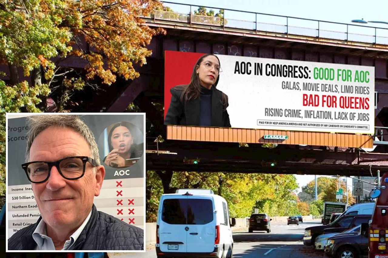 Anti-AOC group takes war against lefty pol to her home turf with NYC billboard ads