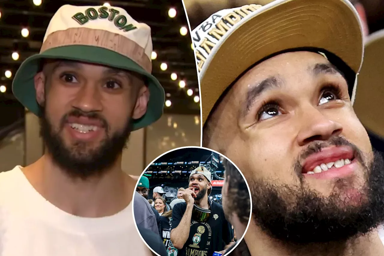 Celtics' Derrick White has front tooth back after NBA Finals sacrifice