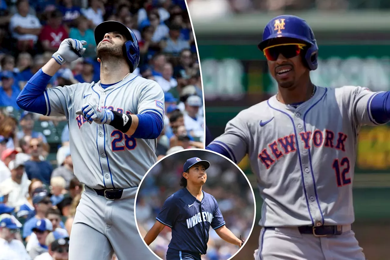 Mets' bats shut down star rookie Shota Imanaga in beatdown over Cubs