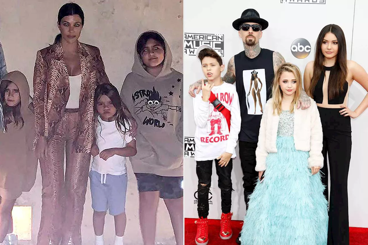 Here's Everything You Need to Know About Kourtney Kardashian and Travis Barker's Blended Family