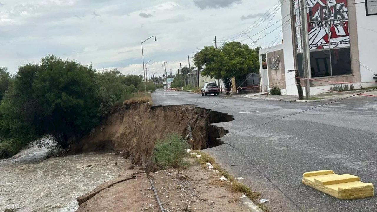 Reportan deslaves y advierten por crecida de arroyos tras el paso de 'Alberto' en Coahuila