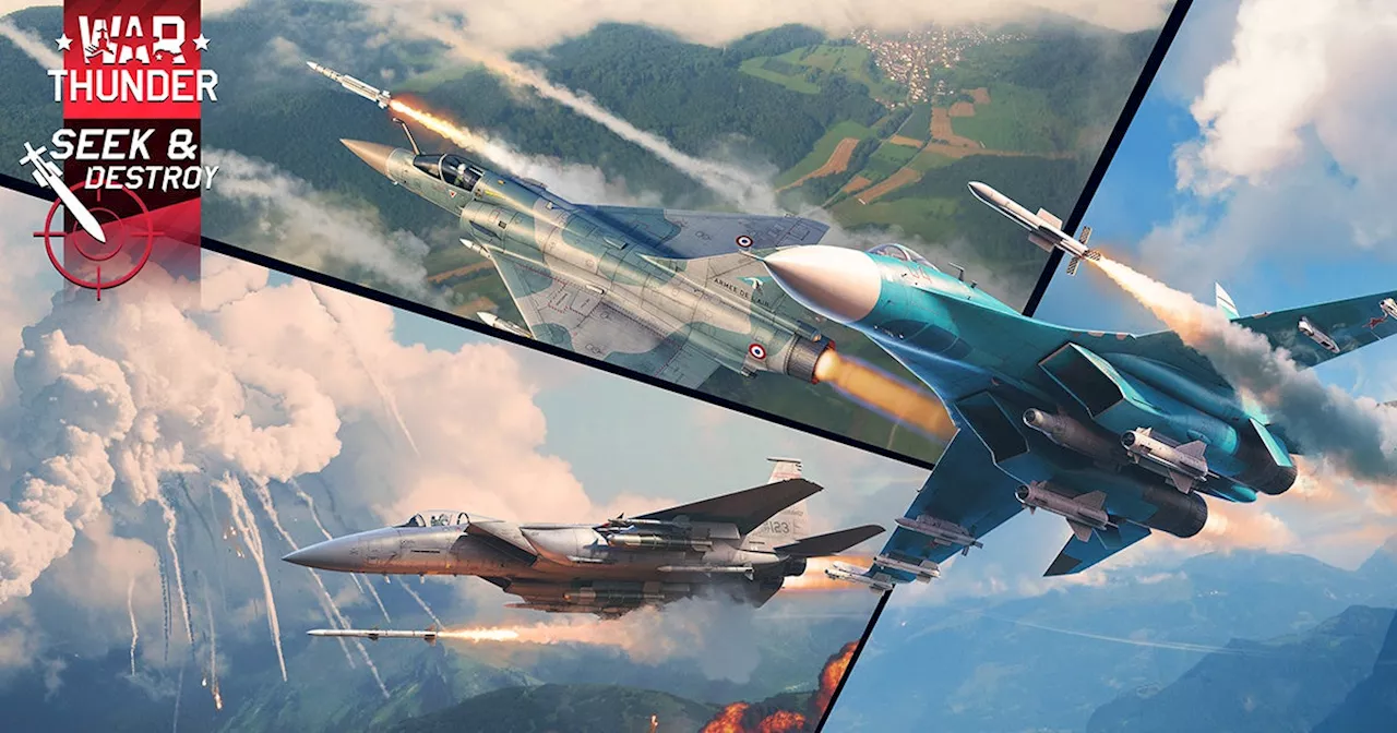 DMM GAMESがサービスを展開しているPC/PS4＆PS5マルチコンバットオンラインゲーム『War Thunder』が大型アップデートにより新型精密誘導兵器ARHミサイルと運用可能な新鋭機も登場！