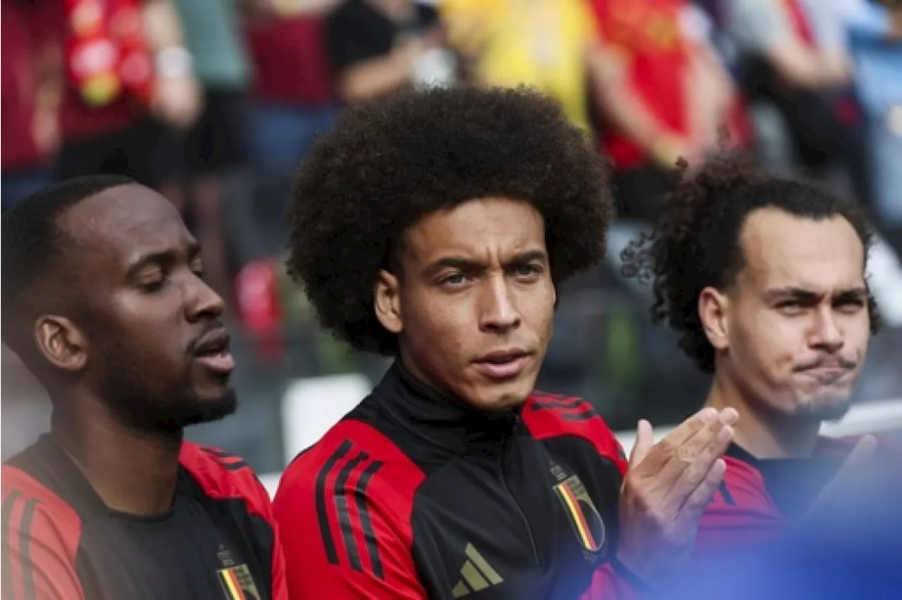 Axel Witsel a rejoint l'entraînement des Diables à la veille du duel contre la Roumanie