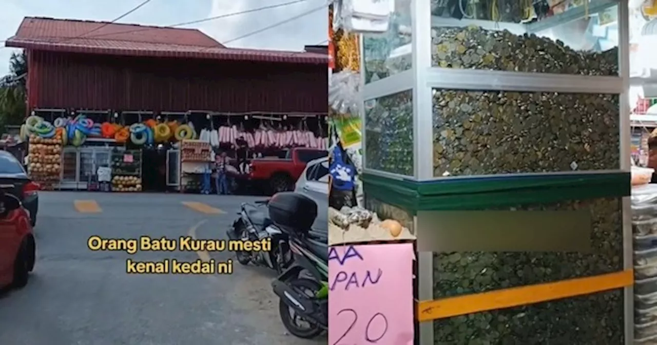 Tular Kedai Runcit 'Legend' Di Batu Kurau, Duit Syiling 4 Tingkat Jadi Tarikan Pengunjung